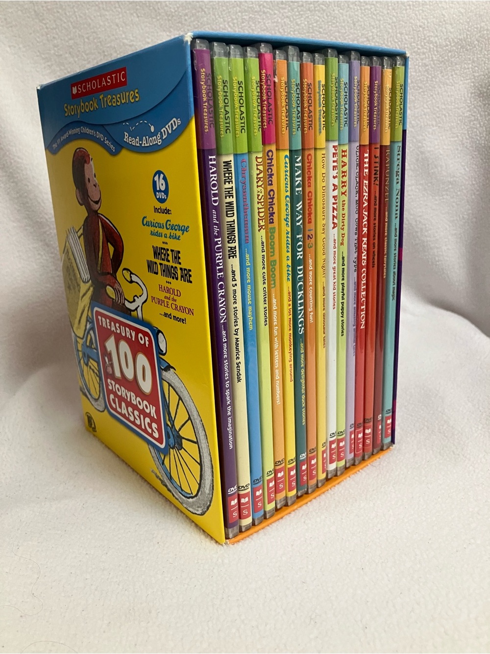 Scholastic Storybook Treasures 16 DVD Read-Along Box Set. Great condition!